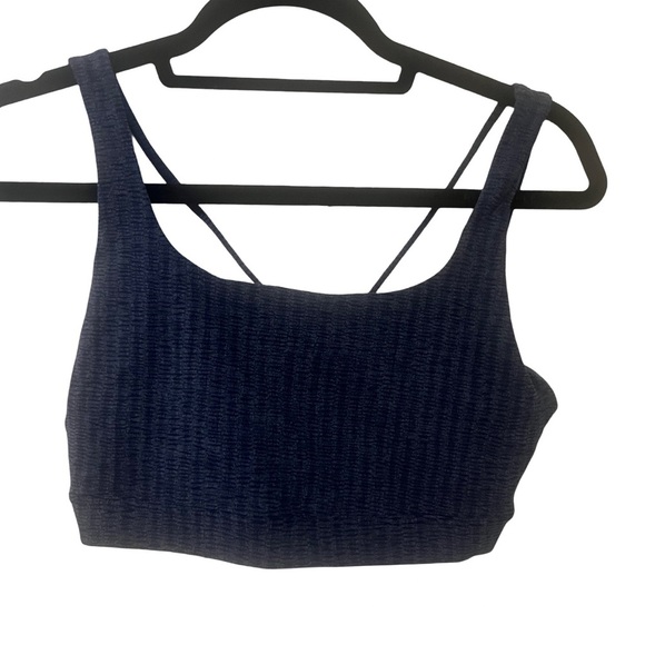 ATHLETA Sports Bra Activewear Workout Blue Purple Women Size Medium - Picture 1 of 5